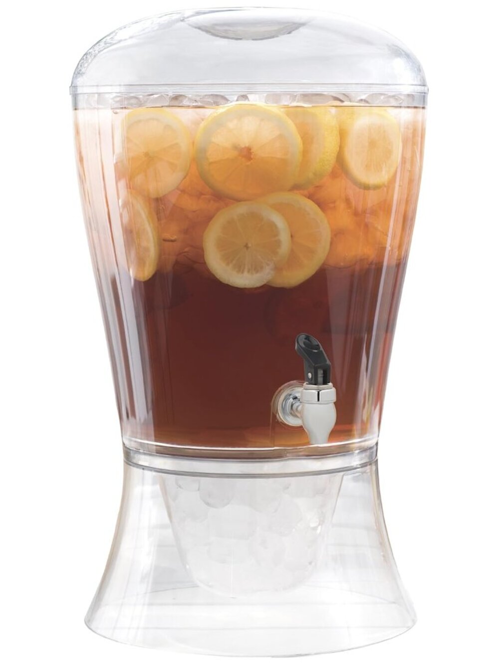 3-Gallon Beverage Dispenser- Poly Prop Beverage Dispenser, Clear